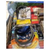 GARDEN HOSE CONNECT TRANSMISSION BELT AND GAS