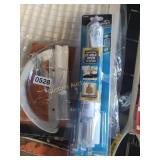 PATIO DOOR LEVER AND DOOR CLOSER