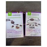 2 USB CABLE KITS