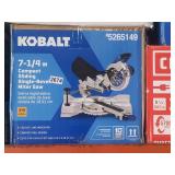 KOBALT 7-1/4' SLIDING SINGLE BEVEL MITER SAW