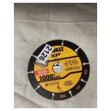 DEWALT METAL CUTTING DISK