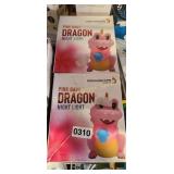 2 NIGHT LIGHT DRAGONS