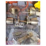 KEYED DOOR KNOB AND DEADBOLT