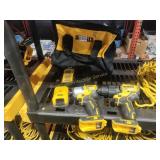 DEWALT 2 DRILLS 1 BATTERY 1 CHARGER