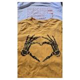 2 GIRL T SHIRTS XS & M