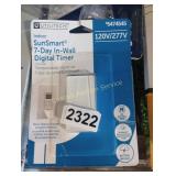 7 DAY IN WALL DIGITAL TIMER