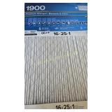 4 AIR FILTERS 16ï¿½25ï¿½1