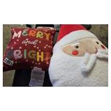 2 CHRISTMAS PILLOWS