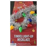 TINSEL LIGHT UP NECKLACE