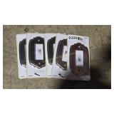 5  METAL  WALLPLATES