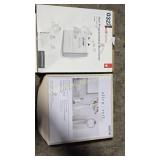 NON PROGRAMMABLE THERMOSTAT & TOWEL RING