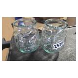 2 GLASS DECORS