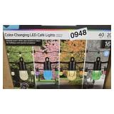 COLOR CHANGING LED CAFE LIGHTS