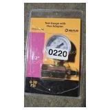 TEST GAUGE WITH HEX ADAPTER