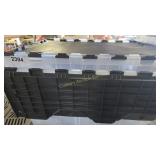 2 PLASTIC STORAGE BINS