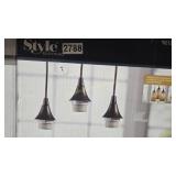 3 LIGHT MINI PENDANT FITTER