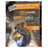 PUSH LOAD THREE BLADE TRIMMER HEAD
