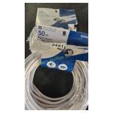 2 ROLLS OF COAXIAL CABLE