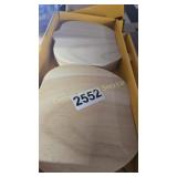 5PK OF 2 WOOD APPLE DECORS