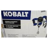 KOBALT SINGLE PADDLE MUD MIXER RETAIL $179