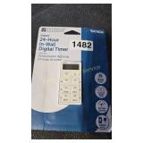 24 HOUR IN WALL DIGITAL TIMER