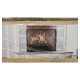FLAT PANEL FIREPLACE SCREEN