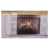 FLAT PANEL FIREPLACE SCREEN