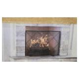 FLAT PANEL FIREPLACE SCREEN