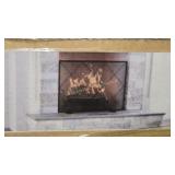 FLAT PANEL FIREPLACE SCREEN