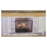 FLAT PANEL FIREPLACE SCREEN