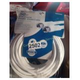 3 CT 50 FT RG6 COAXIAL DOUBLE SHIELD CABLES