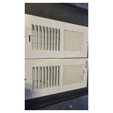 2  12" AIR VENT COVERS