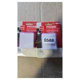 2 PHONE SURFACE MOUNT JACKS