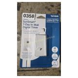 7 DAY IN WALL DIGITAL TIMER