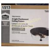 2-LIGHT FLUSHMOUNT FIXTURE