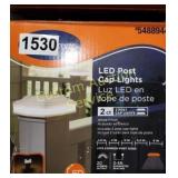 2PK LED POST CAP LIGHTS