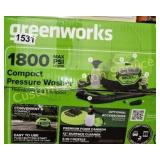 GREENWORKS 1800PSI ELECTRIC PRESSURE WASHER