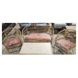STYLE SELECTIONS CLIFTON 4PC WICKER PATIO