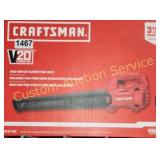 CRAFTSMAN 20V BLOWER TOOL ONLY