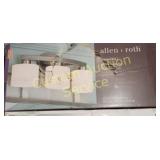 ALLEN ROTH 3 LIGHT VANITY FIXTURE