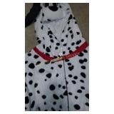 DALMATIAN JUMPSUIT COSTUME ADULT SIZE M 4 PACK