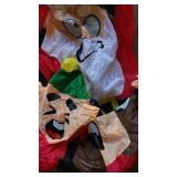 DANGLING SANTA INFLATABLE CHRISTMAS DECORATION
