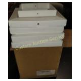 DYNAMING WHITE MOUNT BASE 5X5 VINYL POST