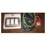 LOCK, SWITCH PLATE & BUNGEE BANDS