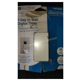 7 DAY IN-WALL DIGITAL TIMER