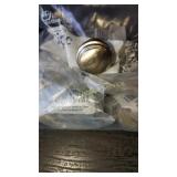 ROUND CABINET KNOBS SILVER 7 PC