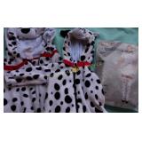 DALMATIAN COSTUME PACK VARIOUS SIZES 7 PACK