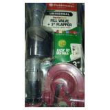 FILL VALVE AND 3 INCH TOILET FLAPPER