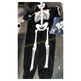 MENS 2XL & WOMENS L SKELETON JUMPSUIT