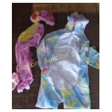 ADULT UNICORN ONESIE & KIDS PINK DINO COSTUME